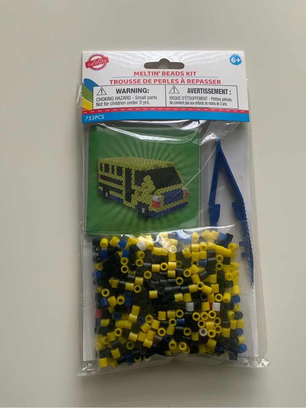 NEW Meltin' Beads Kit Bus - 753 Pieces